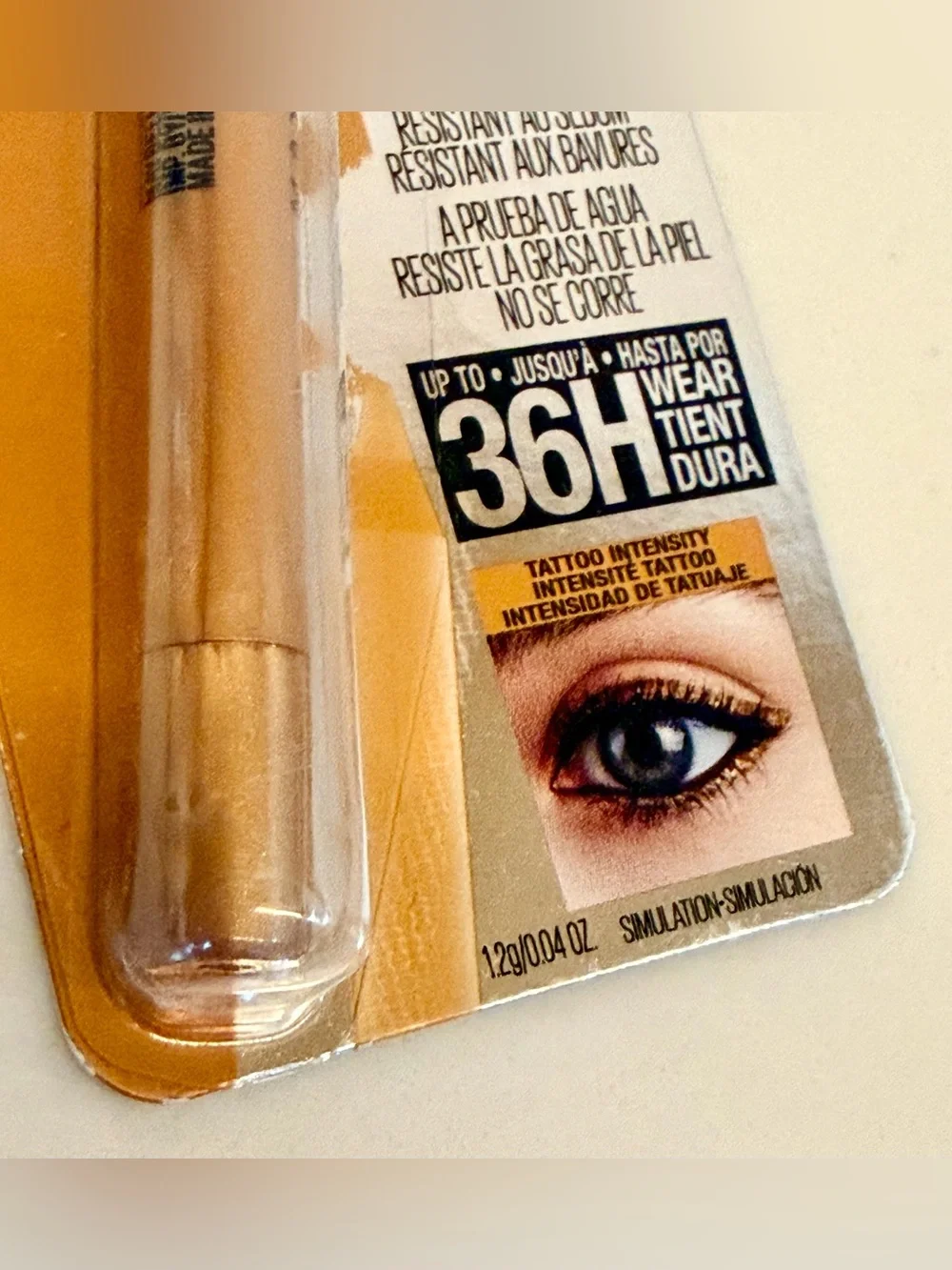 Maybelline NEW Tattoo Studio 36 Hour Gel Eye Liners. Bronze/Rose/ Lime